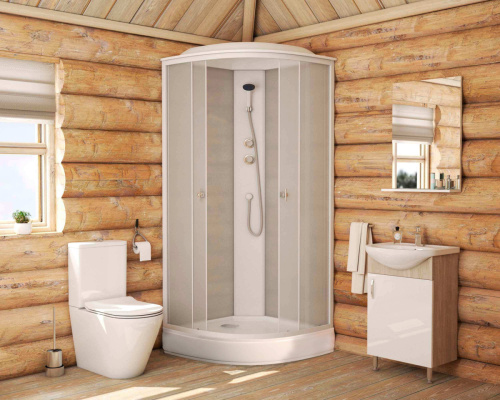 Душевая кабина Niagara Promo 53011423 90х90 четверть круга с крышей - фото 3